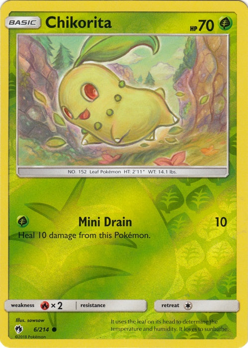 Chikorita - 6/214 - Common - Reverse Holo available at 401 Games Canada