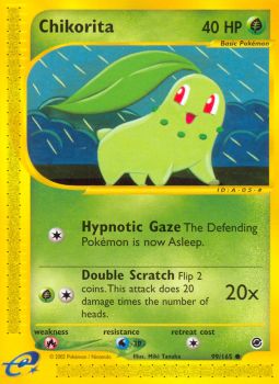 Chikorita - 99/165 - Common available at 401 Games Canada