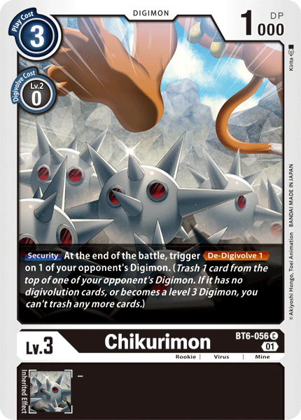 Chikurimon - BT6-056 - Common available at 401 Games Canada