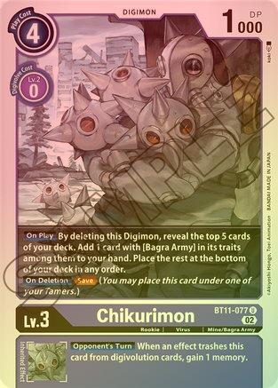 Chikurimon (Foil) - BT11-077 - Uncommon available at 401 Games Canada