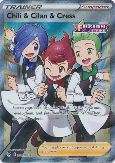 Chili & Cilan & Cress - 258/264 - Full Art Ultra Rare available at 401 Games Canada