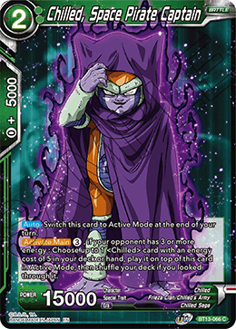 Chilled, Space Pirate Captain - BT13-066 - Common available at 401 Games Canada