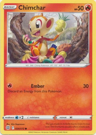 Chimchar - 024/172 - Common available at 401 Games Canada