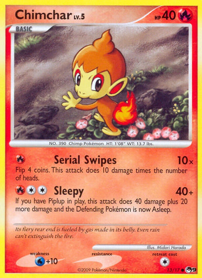 Chimchar - 13/17 - Common available at 401 Games Canada