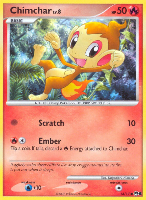 Chimchar - 14/17 - Common available at 401 Games Canada