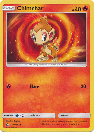 Chimchar - 20/156 - Common available at 401 Games Canada