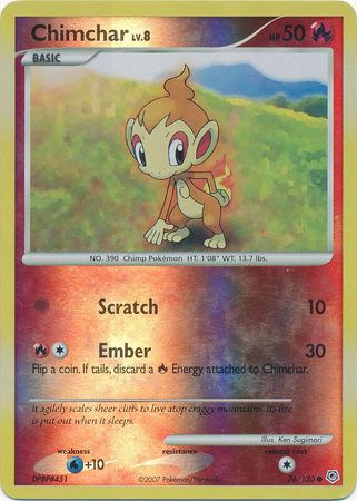 Chimchar - 76/130 - Common - Reverse Holo available at 401 Games Canada