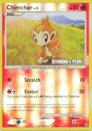 Chimchar - 76/130 - Reverse Holo BK Promo available at 401 Games Canada