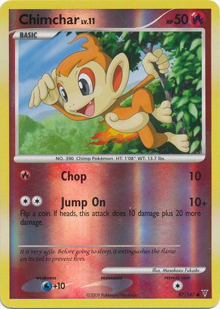 Chimchar - 97/147 - Common - Reverse Holo available at 401 Games Canada