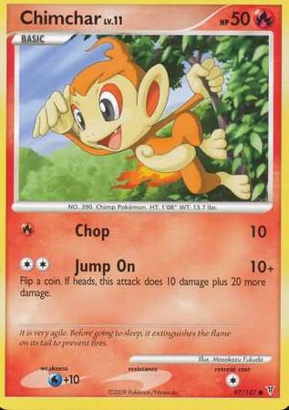 Chimchar - 97/147 - Common available at 401 Games Canada