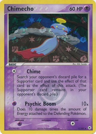 Chimecho - 17/101 - Rare - Reverse Holo available at 401 Games Canada