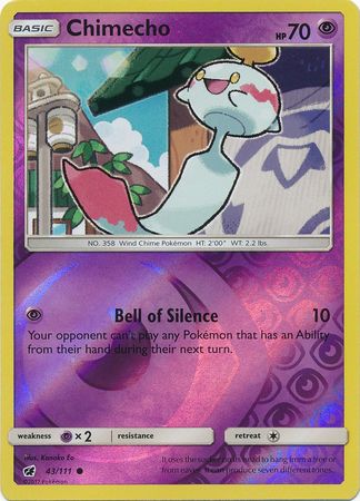Chimecho - 43/111 - Common - Reverse Holo available at 401 Games Canada