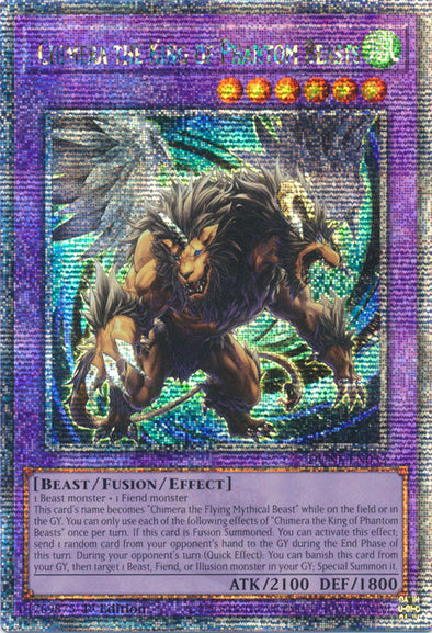 401 Games Canada - Chimera the King of Phantom Beasts - DUNE-EN033 - Quarter Century Secret Rare