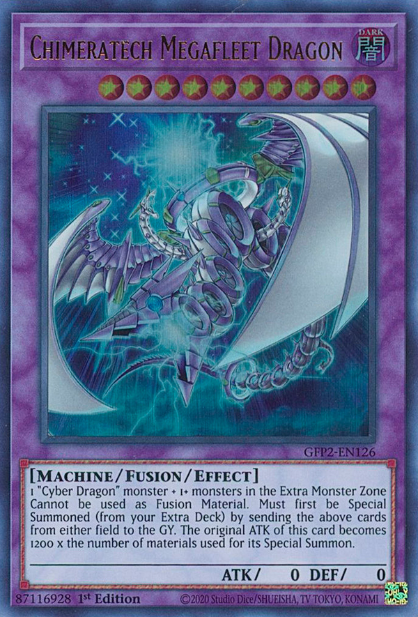 Chimeratech Megafleet Dragon - GFP2-EN126 - Ultra Rare - 1st Edition available at 401 Games Canada