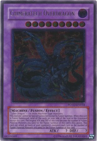 Chimeratech Overdragon - POTD-EN034 - Ultimate Rare - Unlimited available at 401 Games Canada