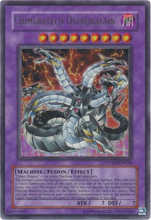 Chimeratech Overdragon - POTD-EN034 - Ultra Rare - Unlimited available at 401 Games Canada