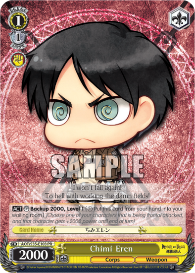 Chimi Eren - AOT/S35-E103 - Promo available at 401 Games Canada