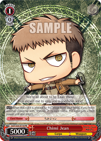 Chimi Jean - AOT/S35-E110 - Promo available at 401 Games Canada