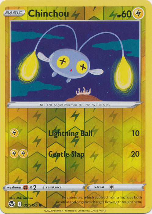 Chinchou - 051/195 - Common - Reverse Holo available at 401 Games Canada