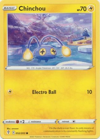 Chinchou - 052/203 - Common available at 401 Games Canada