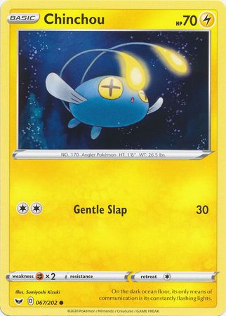 Chinchou - 067/202 - Common available at 401 Games Canada