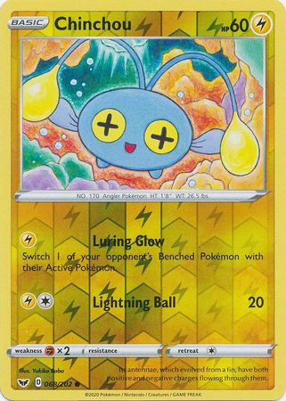 Chinchou - 068/202 - Common - Reverse Holo available at 401 Games Canada