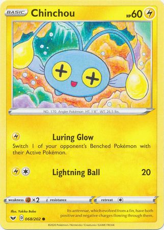 Chinchou - 068/202 - Common available at 401 Games Canada