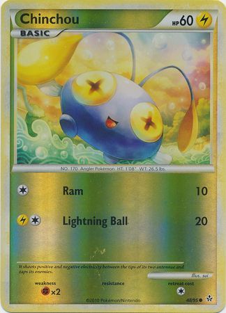 Chinchou - 48/95 - Common - Reverse Holo available at 401 Games Canada