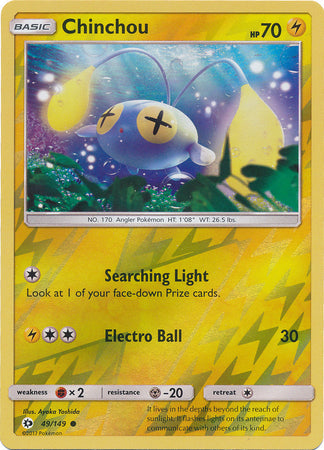 Chinchou - 49/149 - Common - Reverse Holo available at 401 Games Canada