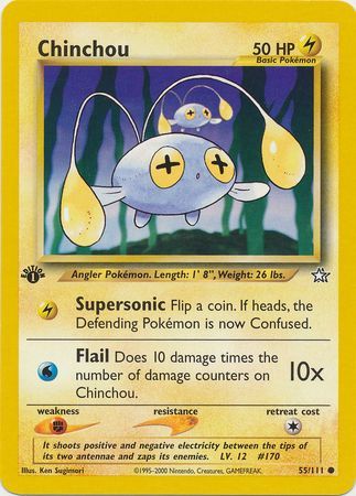 Chinchou - 55/111 - Common - 1st Edition available at 401 Games Canada