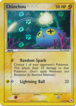 Chinchou - 57/101 - Common - Reverse Holo available at 401 Games Canada