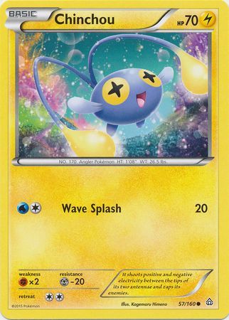 Chinchou - 57/160 - Common available at 401 Games Canada