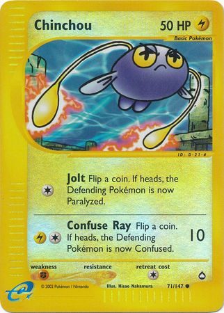 Chinchou - 71/147 - Common - Reverse Holo available at 401 Games Canada