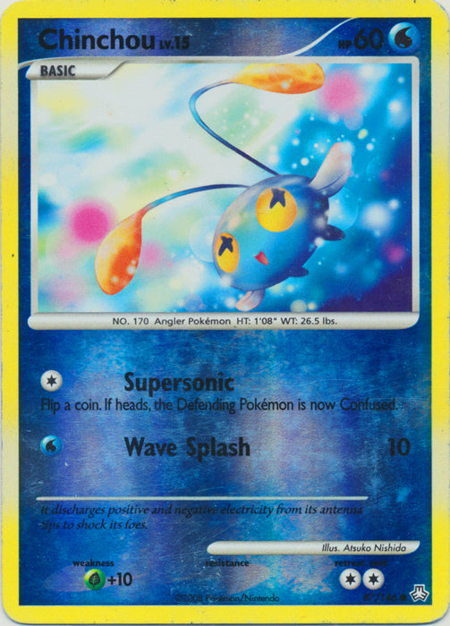 Chinchou - 87/146 - Common - Reverse Holo available at 401 Games Canada