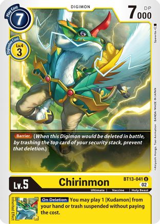 Chirinmon - BT13-041 - Uncommon available at 401 Games Canada