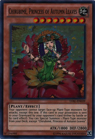 Chirubim, Princess of Autumn Leaves - LVAL-EN039 - Super Rare - Unlimited available at 401 Games Canada