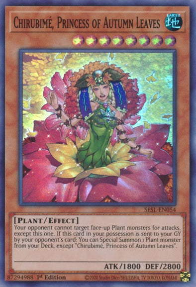 Chirubim, Princess of Autumn Leaves - SESL-EN054 - Super Rare - 1st Edition available at 401 Games Canada