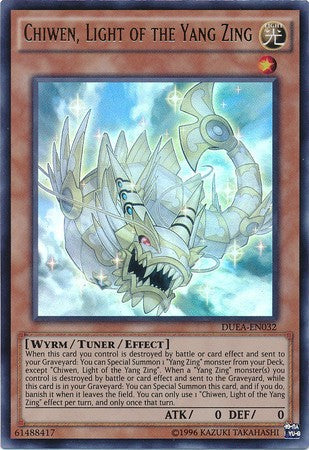 Chiwen, Light of the Yang Zing - DUEA-EN032 - Ultra Rare - Unlimited available at 401 Games Canada