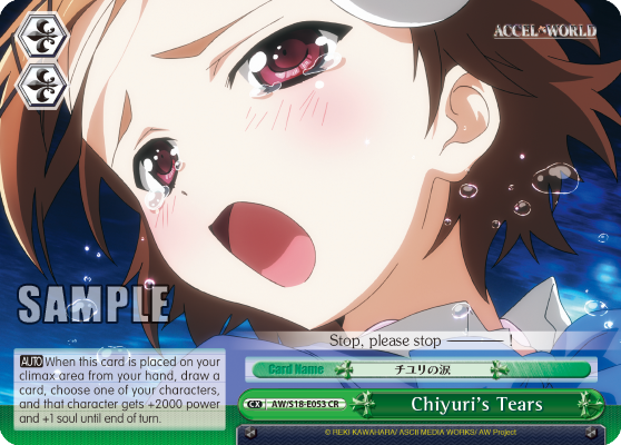 Chiyuri's Tears - AW/S18-E053 - Climax Rare available at 401 Games Canada