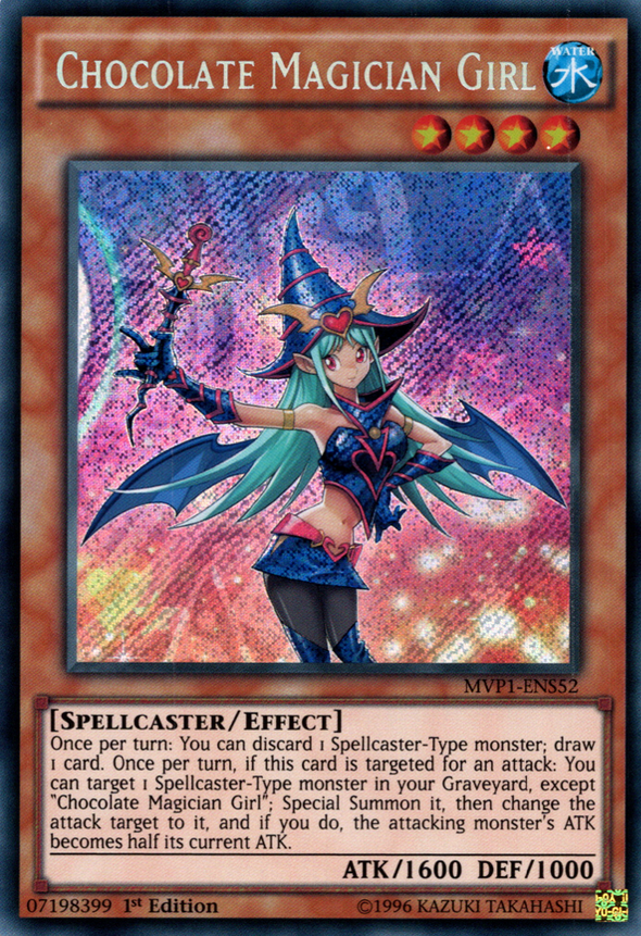 Chocolate Magician Girl - MVP1-ENS52 - Secret Rare - 1st Edition available at 401 Games Canada