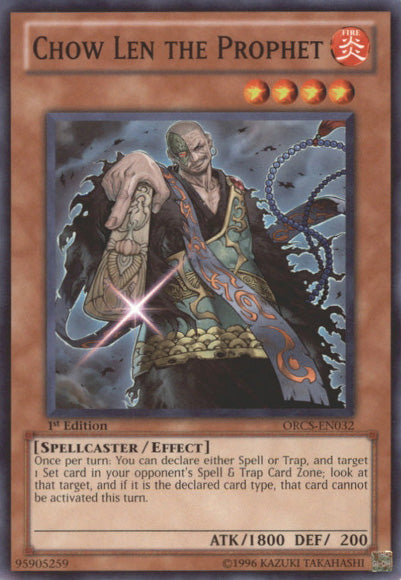 Chow Len the Prophet - ORCS-EN032 - Common - 1st Edition available at 401 Games Canada