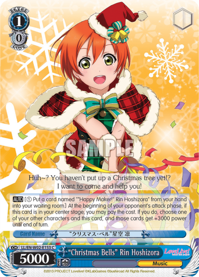 "Christmas Bells" Rin Hoshizora - LL/EN-W02-E153 - Common available at 401 Games Canada