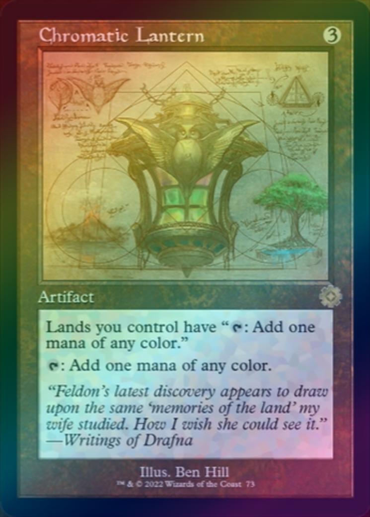 401 Games Canada - Chromatic Lantern - Schematic Art (Foil) (BRR) 401 Games Canada - Chromatic Lantern - Schematic Art (Foil) (BRR)