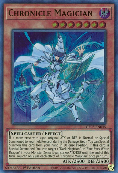 Chronicle Magician - GFP2-EN045 - Ultra Rare - 1st Edition available at 401 Games Canada