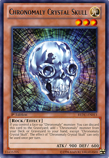 Chronomaly Crystal Skull - REDU-EN013 - Rare - 1st Edition available at 401 Games Canada