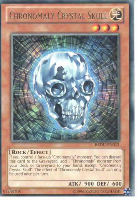 Chronomaly Crystal Skull - REDU-EN013 - Rare - Unlimited available at 401 Games Canada