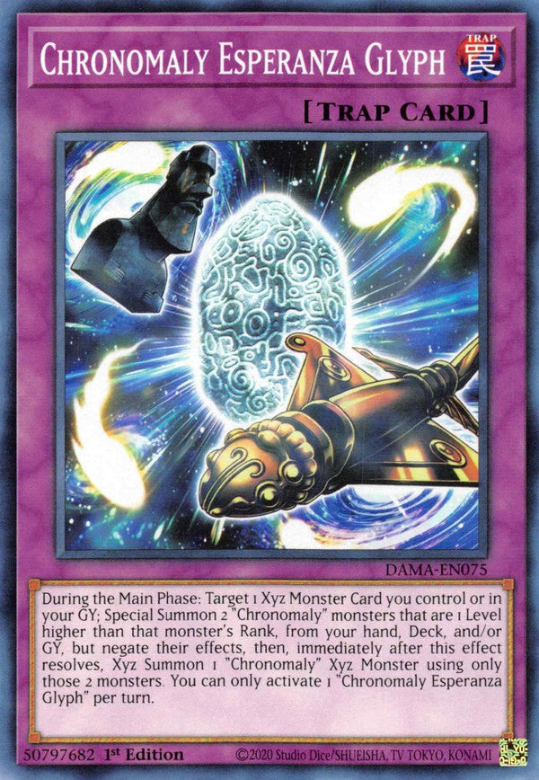 Chronomaly Esperanza Glyph - DAMA-EN075 - Common - 1st Edition available at 401 Games Canada