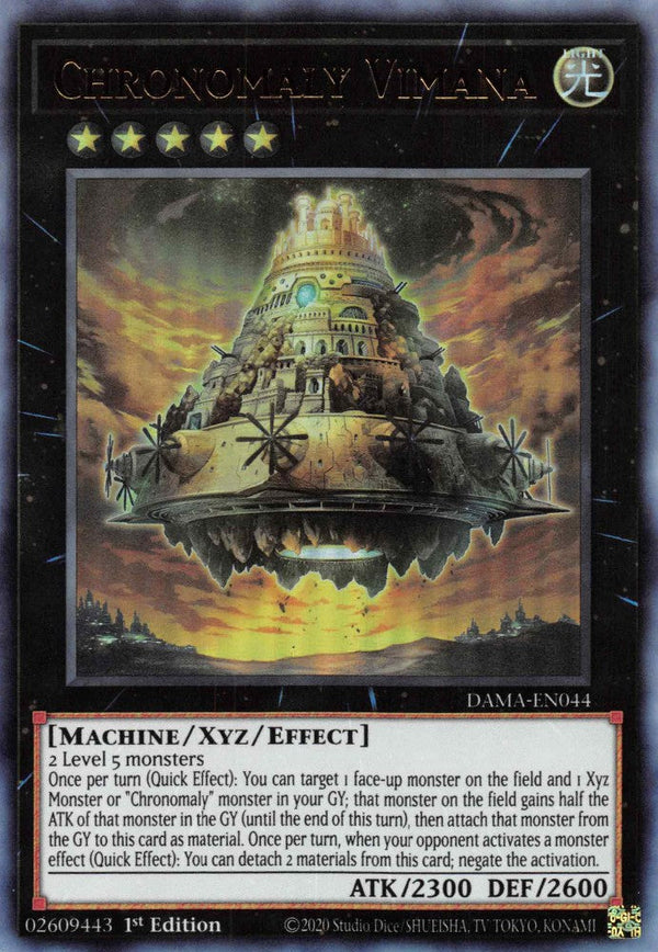 Chronomaly Vimana - DAMA-EN044 - Ultra Rare - 1st Edition available at 401 Games Canada