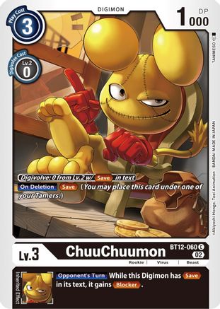 ChuuChuumon - BT12-060 - Common available at 401 Games Canada