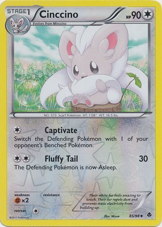 Cinccino - 85/98 - Uncommon - Reverse Holo available at 401 Games Canada